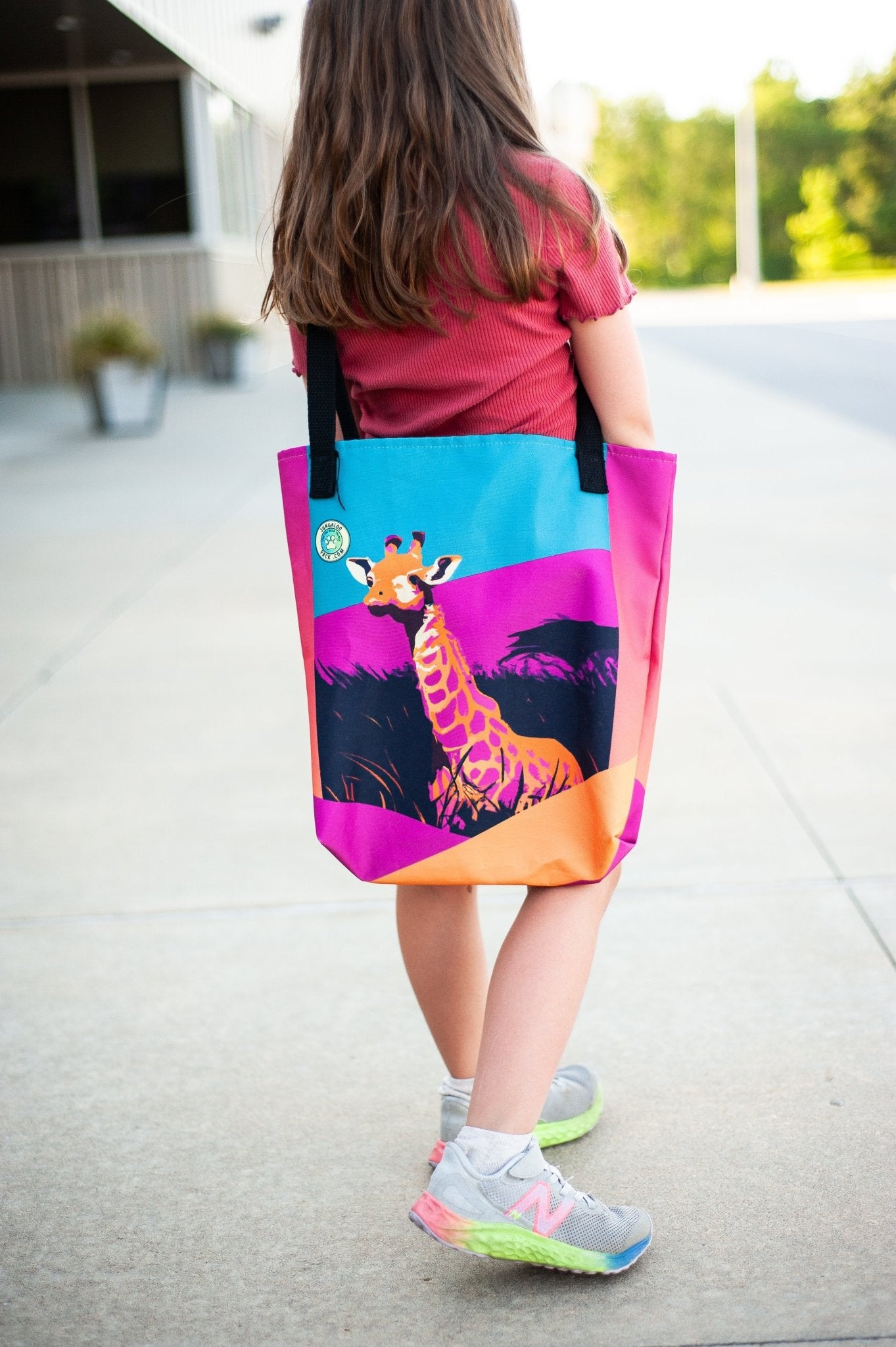 Giraffe Book Bag - Jungaloo