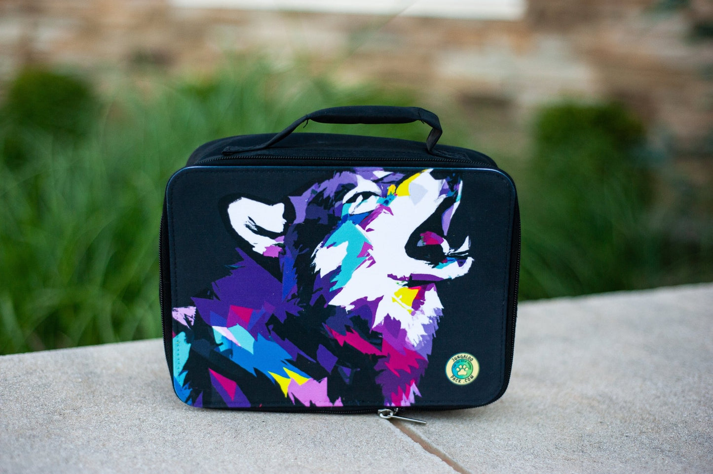 Gray Wolf Lunchbox 1 - Jungaloo