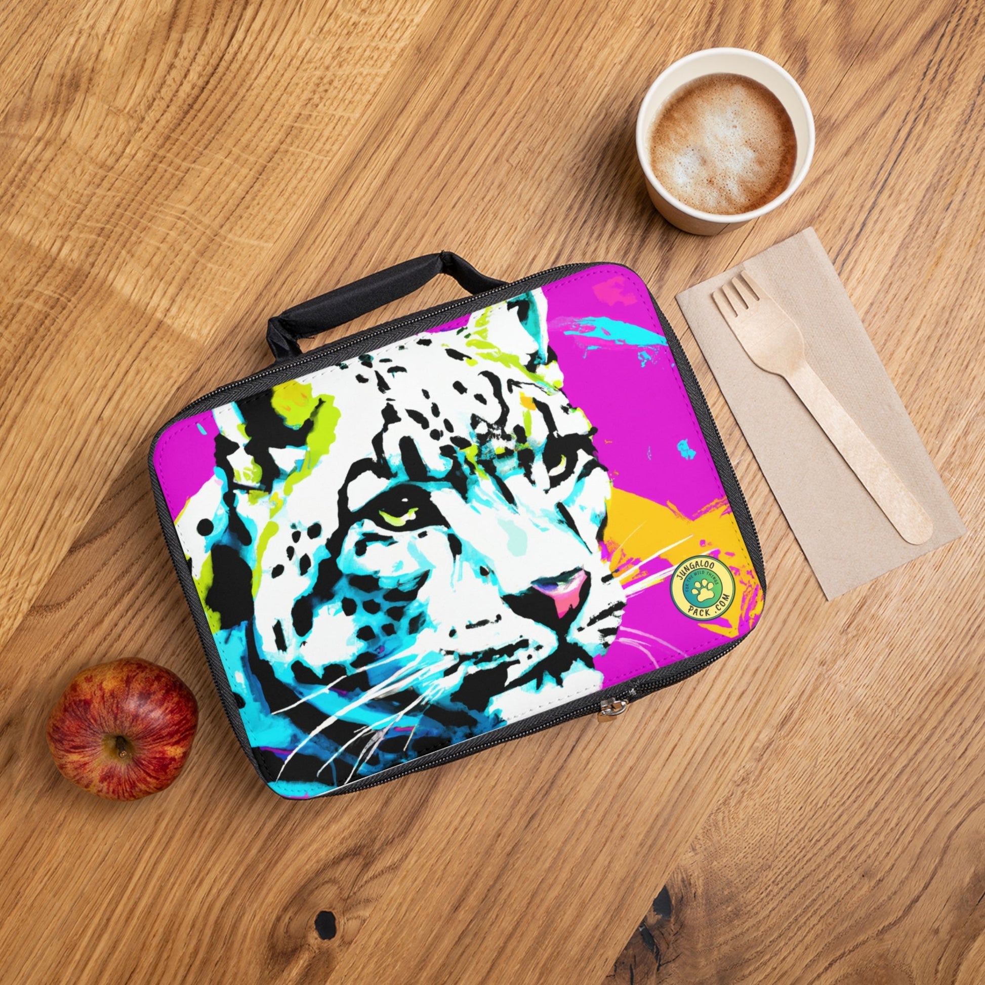 Snow Leopard Lunchbox 2 - Jungaloo