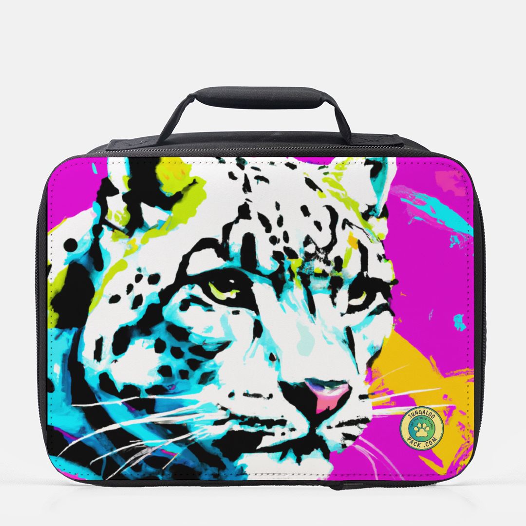 Snow Leopard Lunchbox 2 - Jungaloo